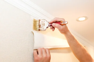 Pose de papier peint à Soufflenheim — revêtements muraux et toiles de verre